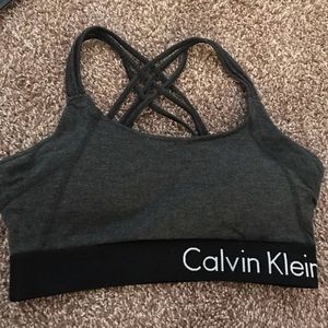 calvin klein sports bra